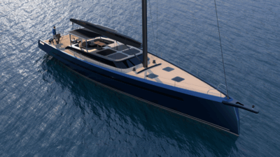 barca a vela elettrica