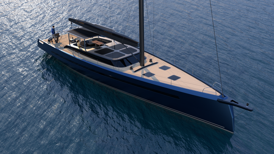 barca a vela elettrica