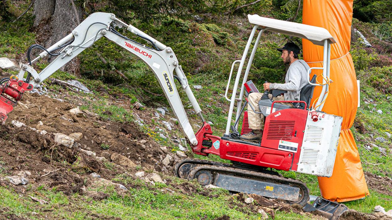 escavatore elettrico