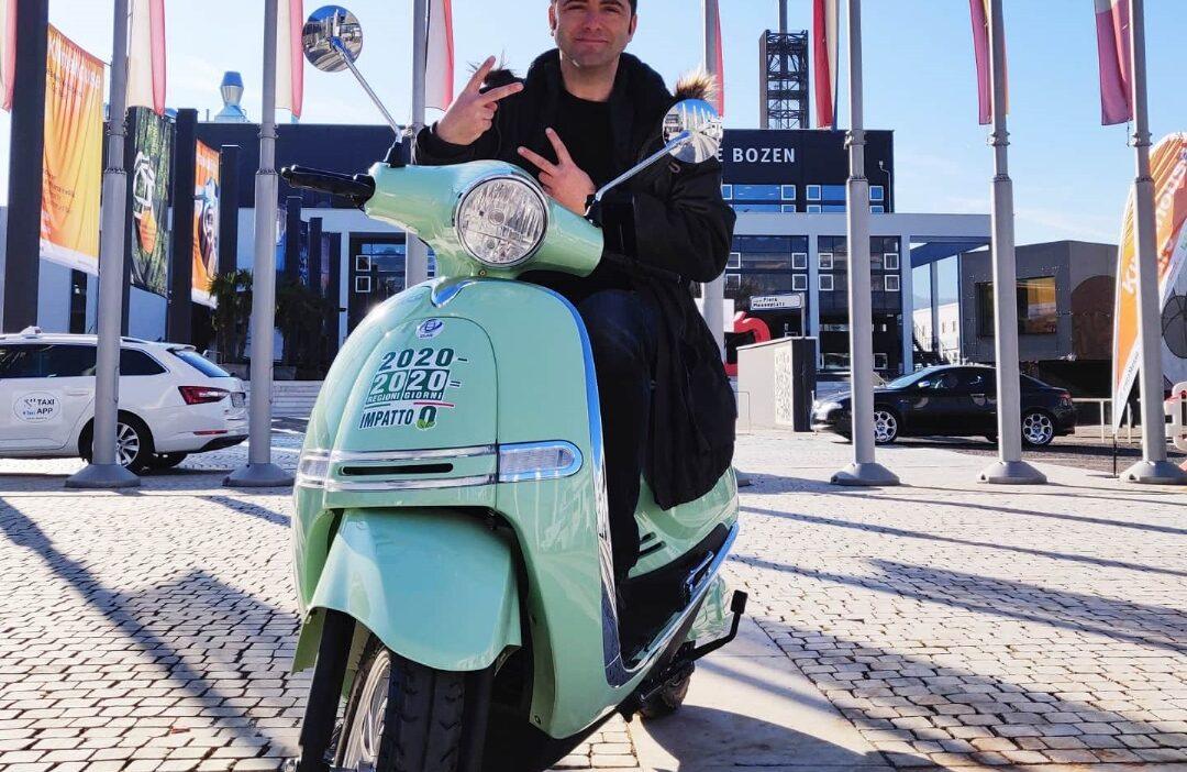 salvatore magliozzi, 20 regioni in 20 giorni, scooter elettrico
