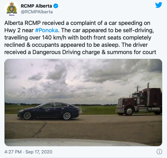 Ai 140 dormiva sulla Tesla