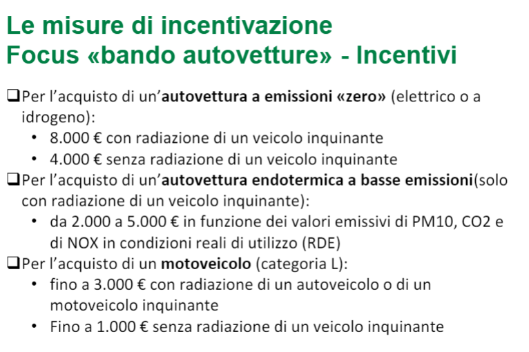 incentivi