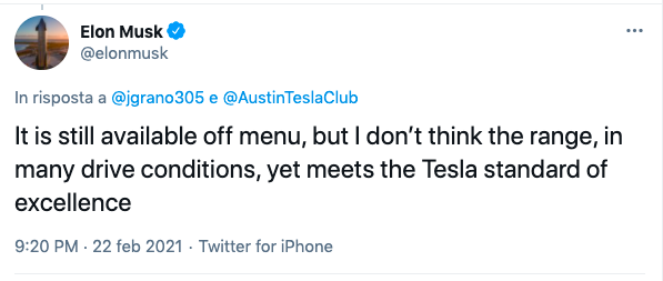 diavolo di un Musk