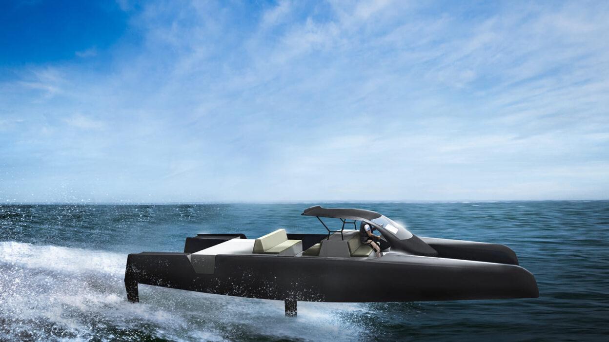 catamarano elettrico