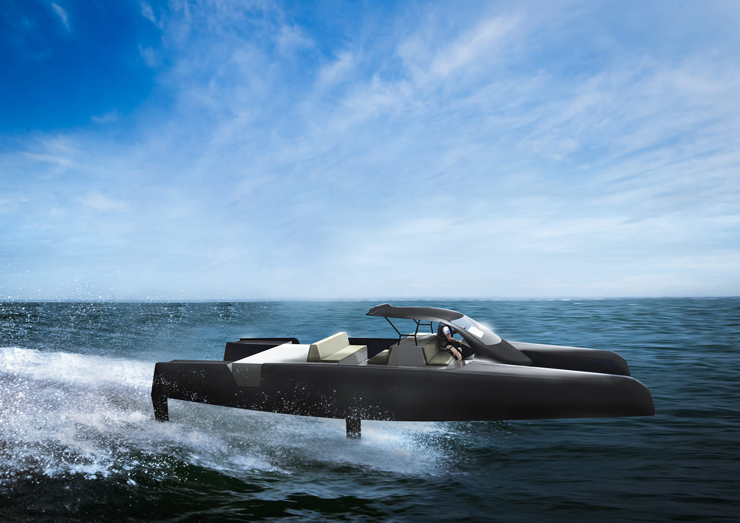 catamarano elettrico