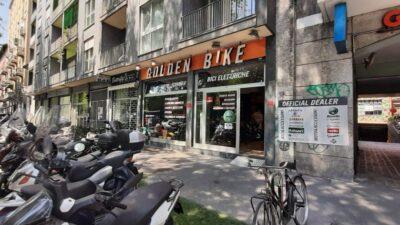 golden bike a fuoco