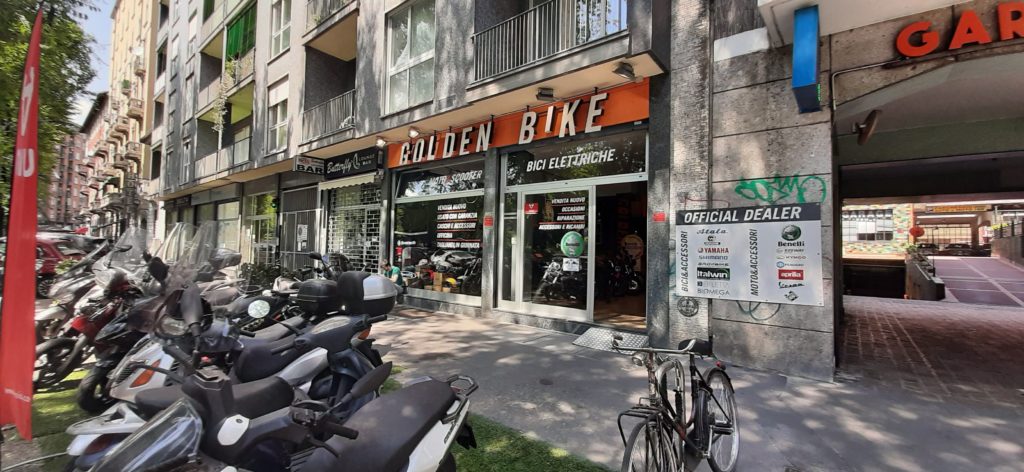 golden bike a fuoco
