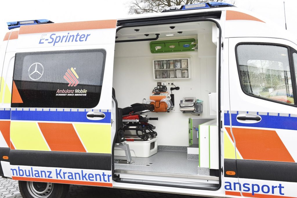 ambulanza elettrica