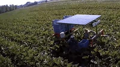 macchina agricola elettrica