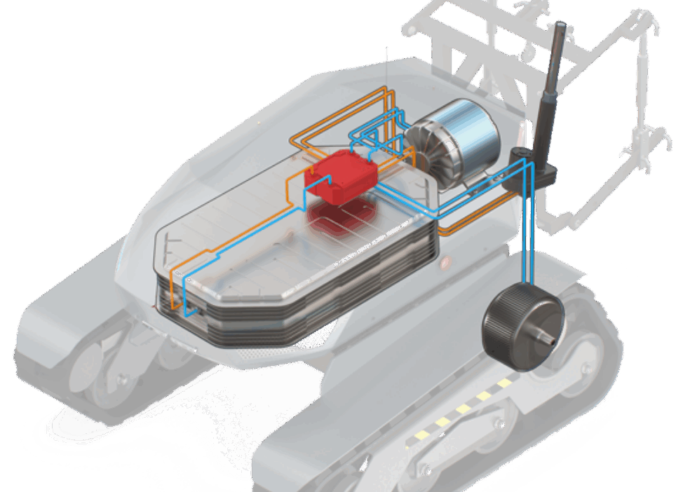 trattore elettrico