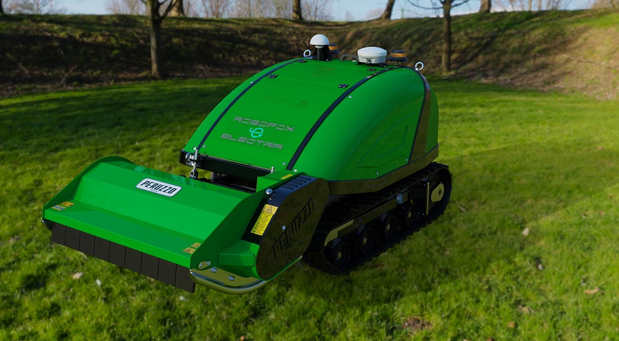 robot verde agricolo