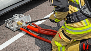 incendio nel deposito di bus