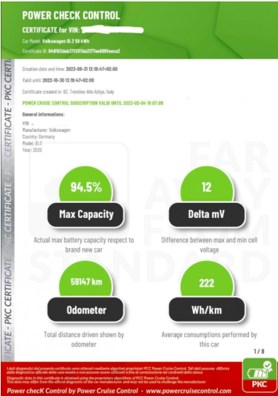 la batteria della VW