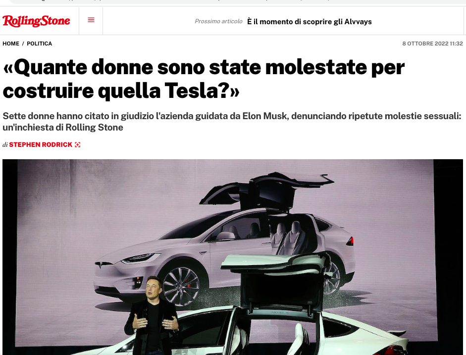 Molestie in Tesla