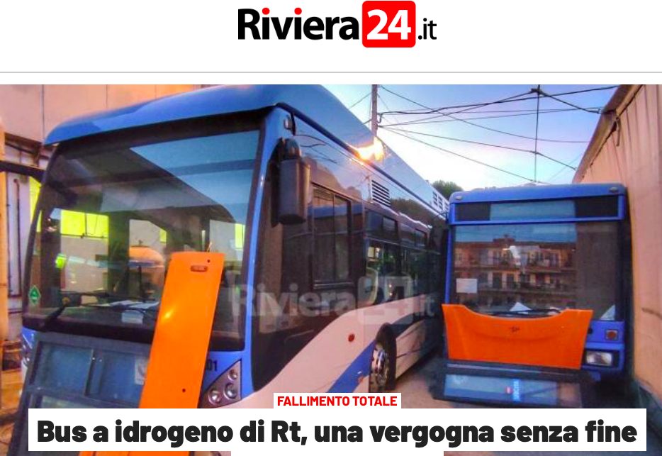 il disastro dei bus a idrogeno