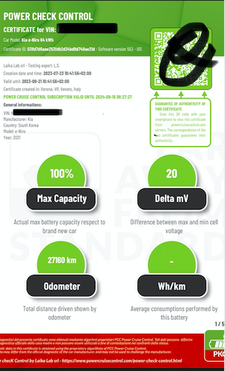 Batteria 100% dopo 28 mila km