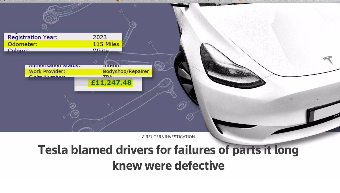 tesla contro la Reuters