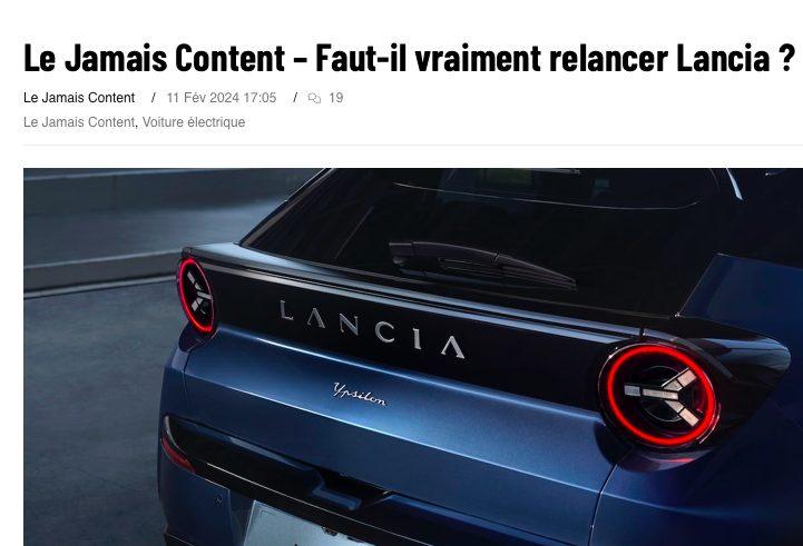 rilanciare la Lancia