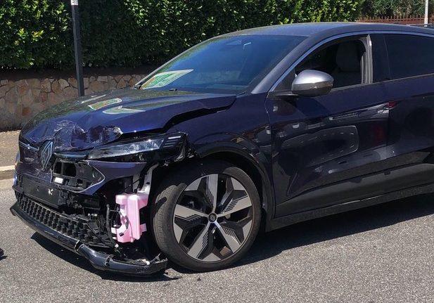 la mia auto incidentata