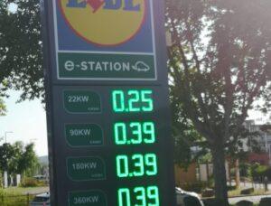tariffe di ricarica Lidl in Francia giungla della ricarica