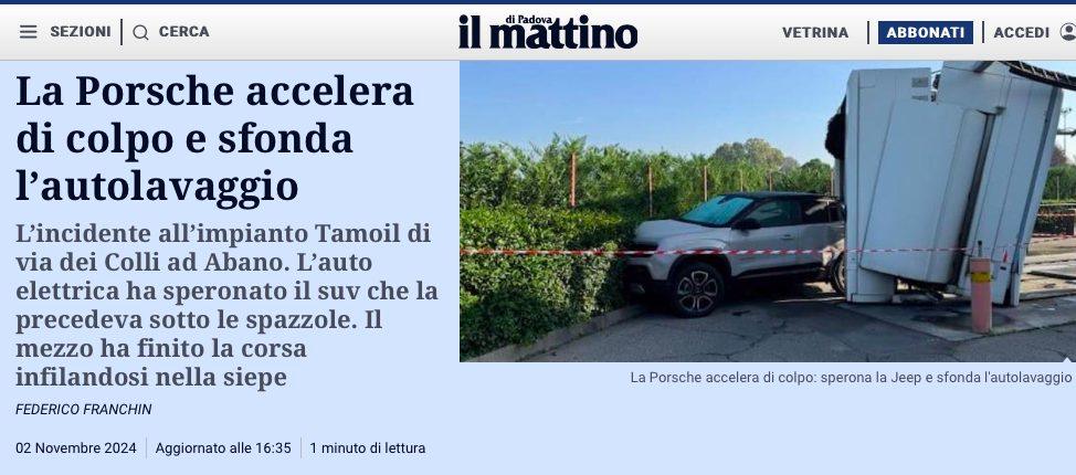 La bufala della Porsche