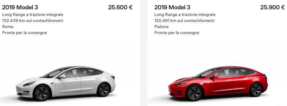 Usato tesla in offerta