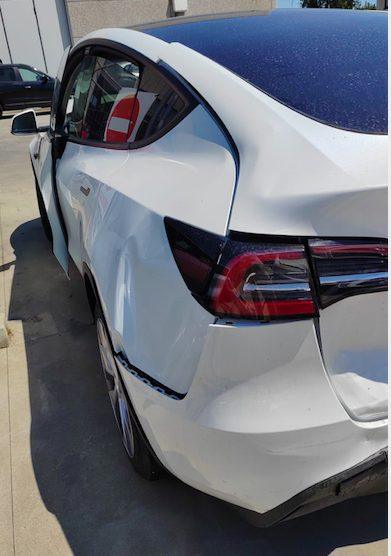La Model Y incidentata