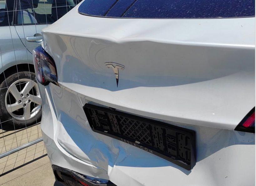 La Model Y incidentata