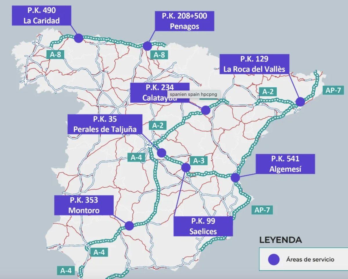 ricarica in autostrada