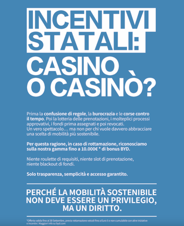 CASI-NO Incentivi