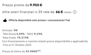 Sconto più incentivo