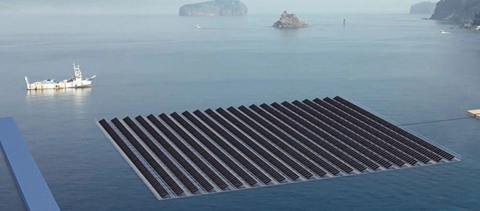 Corea del Sud solare galleggiante