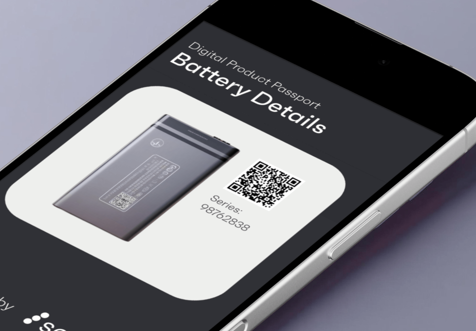 il QRcode che permette di visionare da smartphone i dati del Battery Paassporti dati pi battery passport