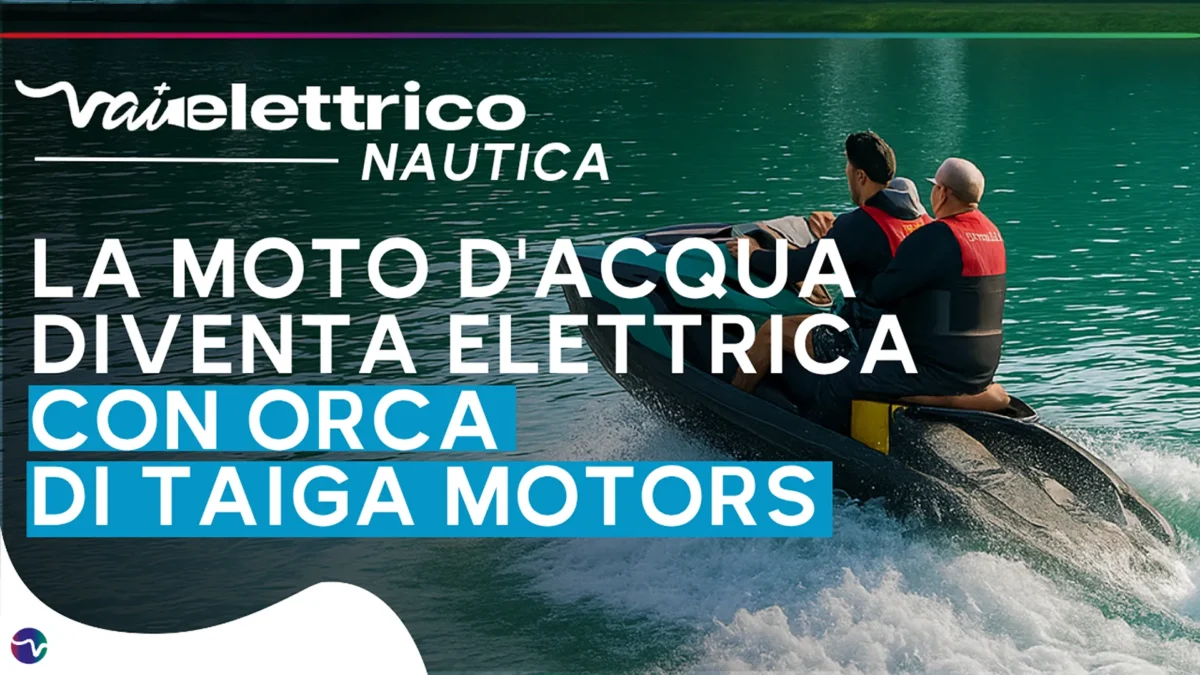 Orca moto d'acqua elettrica