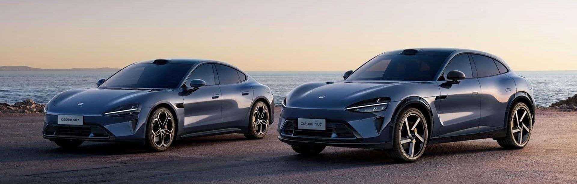 I due modelli in commercio del costruttore Xiaomi auto cina