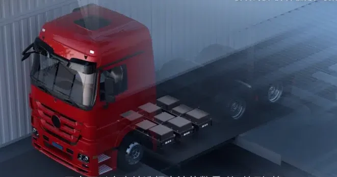 CATL battery swap camion