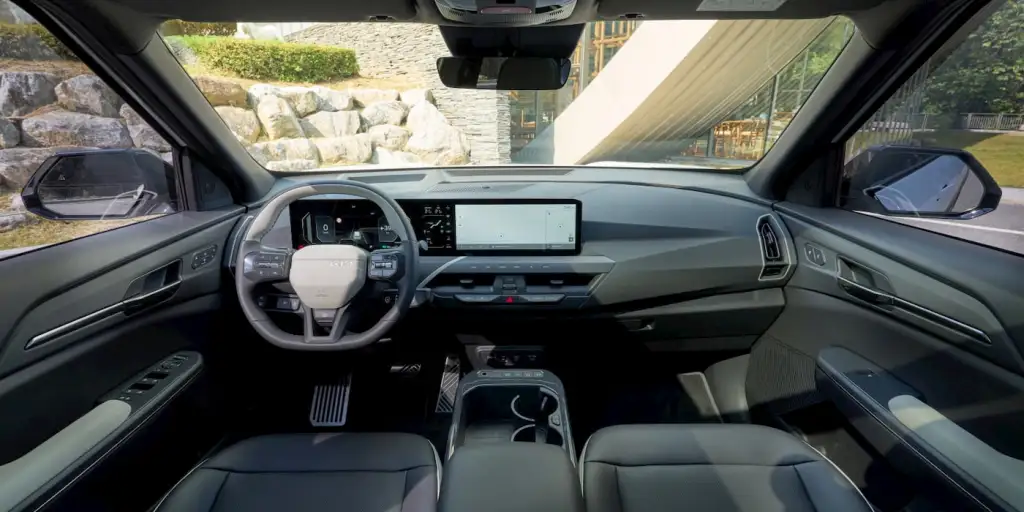 gli interni di Kia EV5 Kia EV5