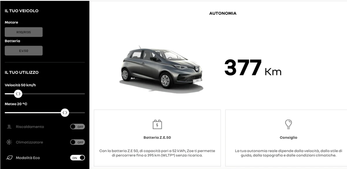 autonomia e batterie