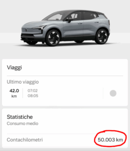 50mila km in Volvo
