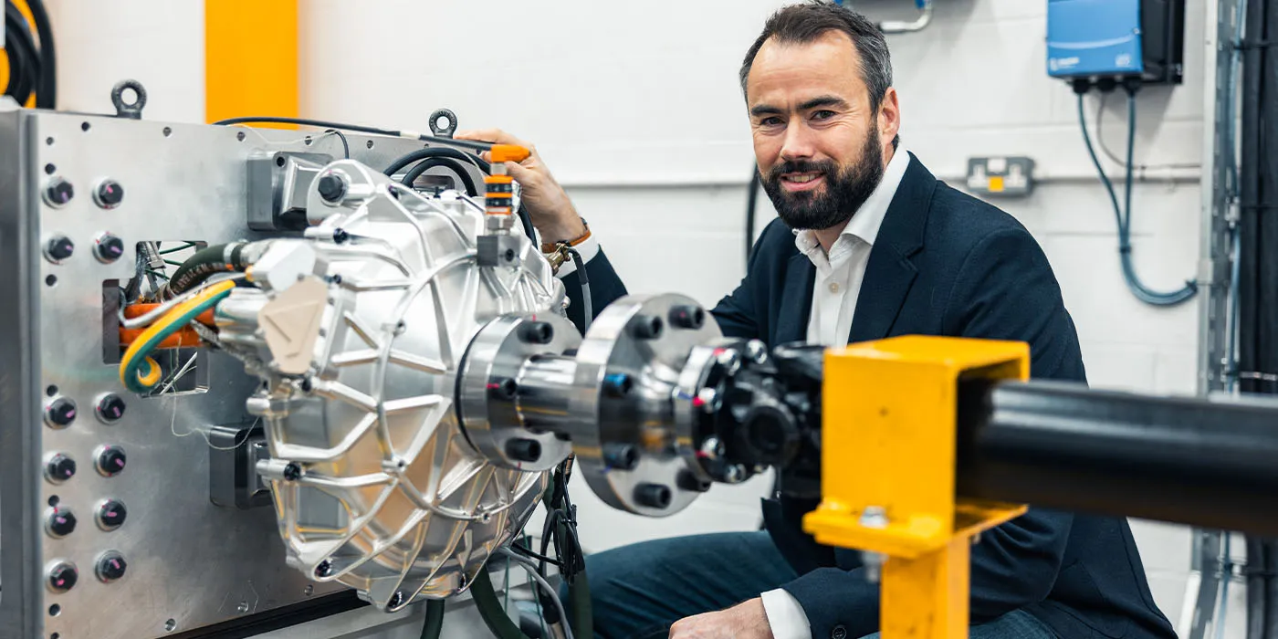 Il motore assiale presentato da Tim Woolmer, CTO di Yasa Yasa