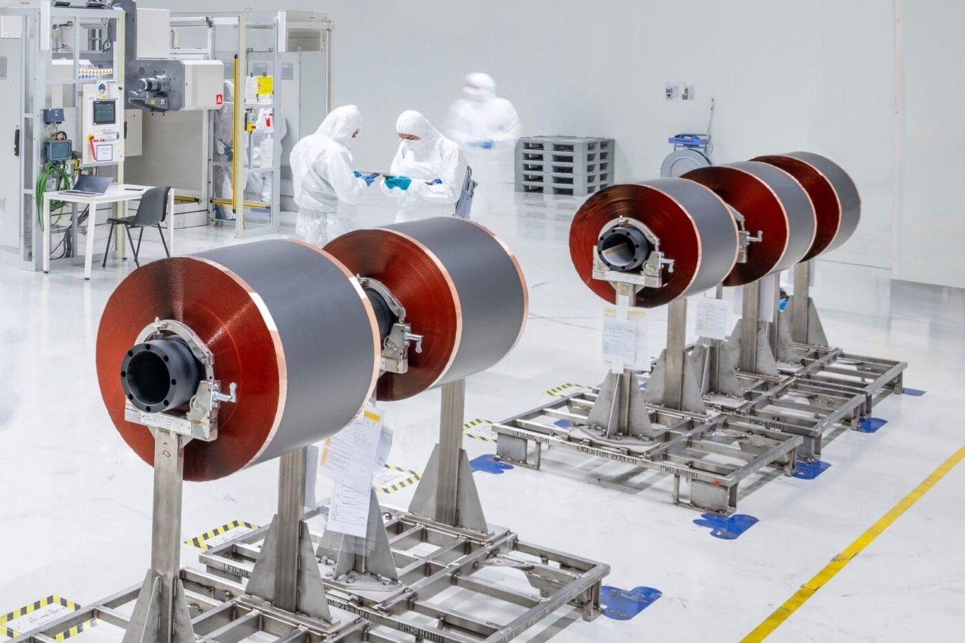 impianto di produzione di celle batteria batterie Volkswagen