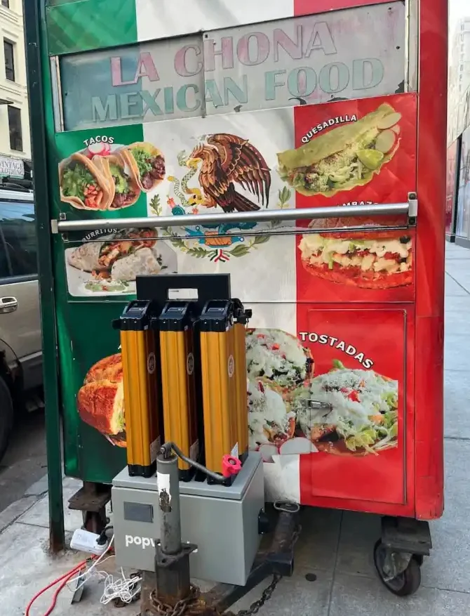 New York street food batterie