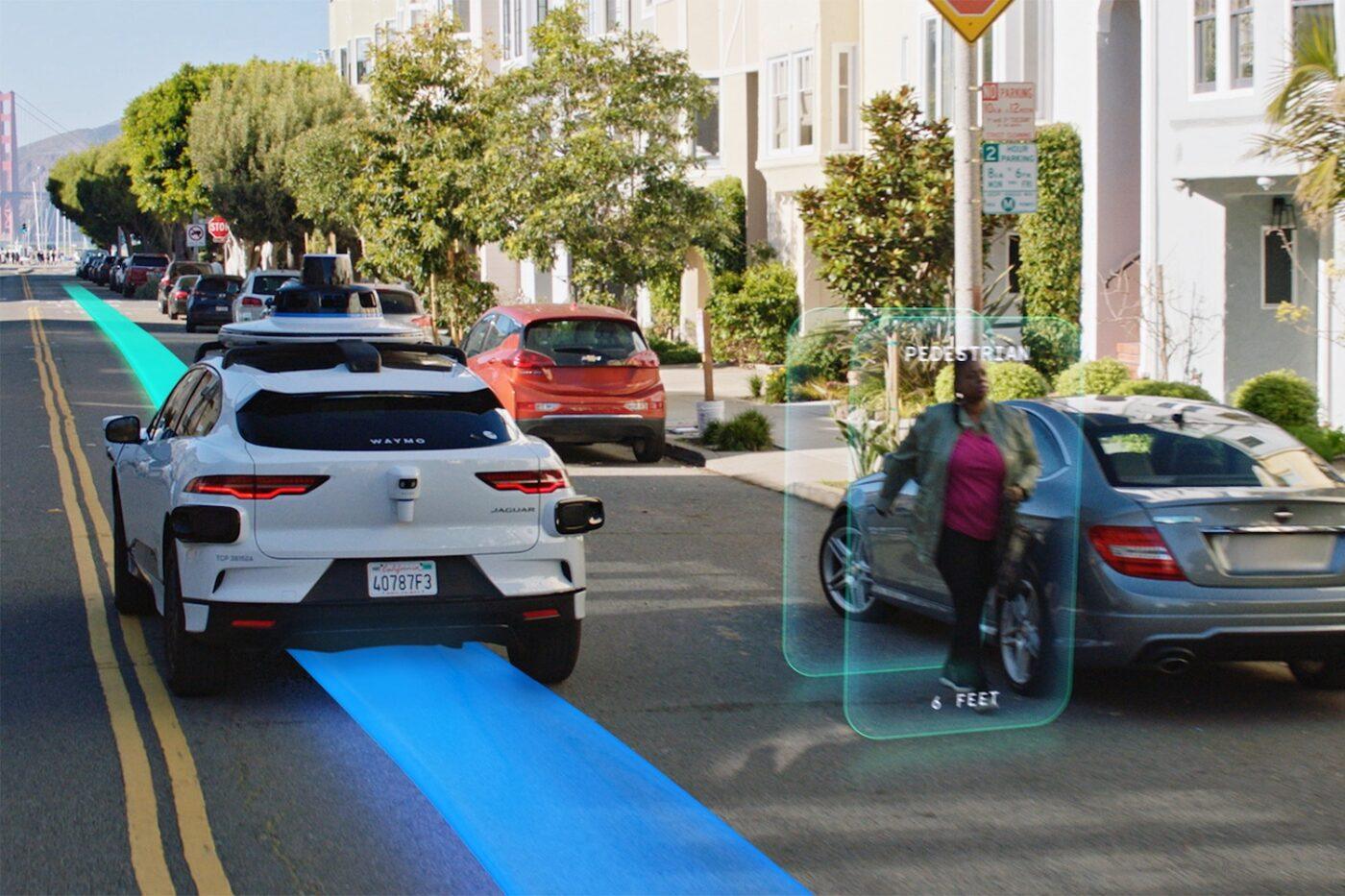 Lidar, telecamere e sensori per monitorare tutti i movimenti sul percorso del robotaxi Waymo