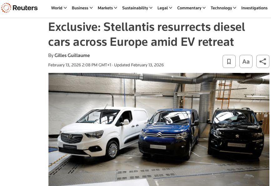 Stellantis resuscita il diesel