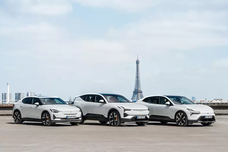 i tre modelli della gamma attuale polestar Polestar quattro modelli