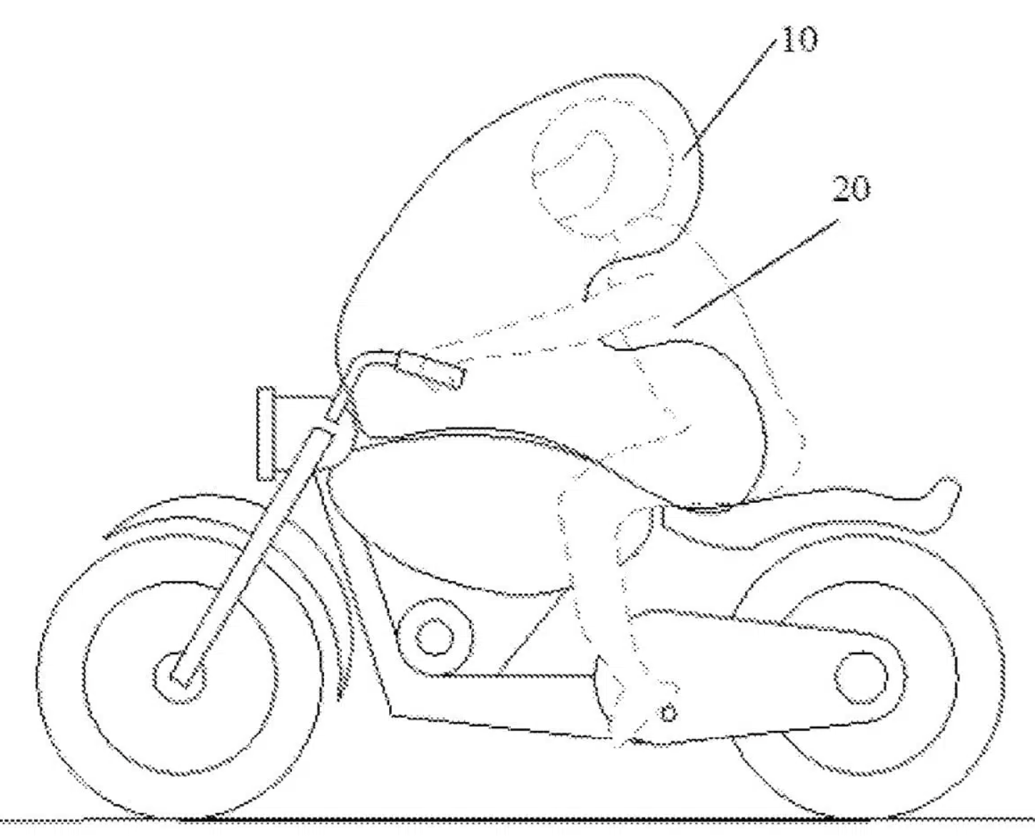 Gli airbag che si stanno stanno studiando avvolgeranno il motociclista Airbag moto del futuro