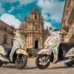Gli scooter TVS dipinti da Cinabro