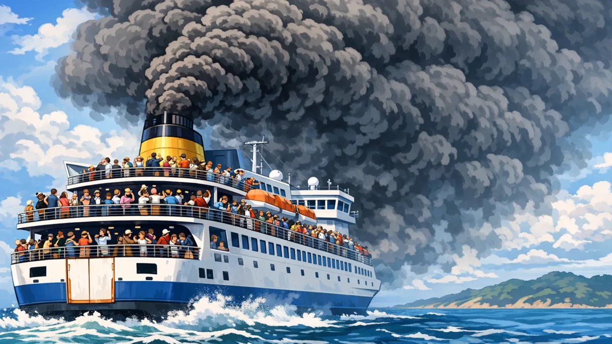 Troppi fumi nei traghetti