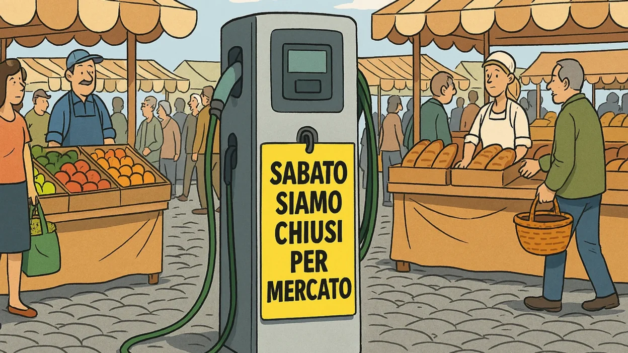 colonnina inaccessibile