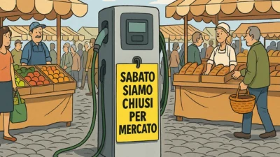 colonnina inaccessibile